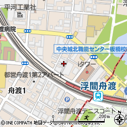 東京都板橋区舟渡1丁目15周辺の地図