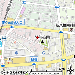 千葉県松戸市金ケ作3周辺の地図
