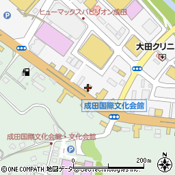 焼肉屋さかい成田店周辺の地図