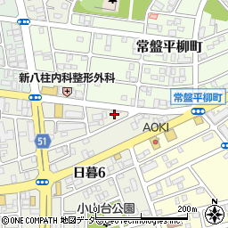 千葉県松戸市日暮6丁目8周辺の地図