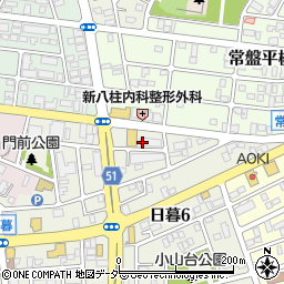 千葉県松戸市日暮6丁目3周辺の地図