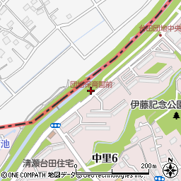 団地保育園前周辺の地図