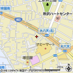 埼玉県所沢市小手指台27-5周辺の地図