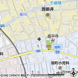 埼玉県所沢市旭町20-12周辺の地図