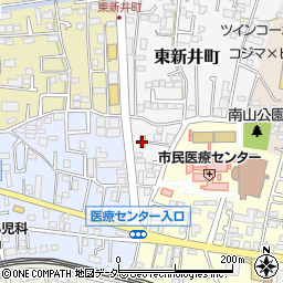 ファミリーマート所沢東新井町店周辺の地図
