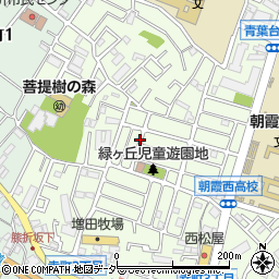 埼玉県朝霞市幸町2丁目周辺の地図