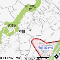 埼玉県所沢市本郷591周辺の地図