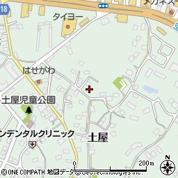 千葉県成田市土屋1393周辺の地図