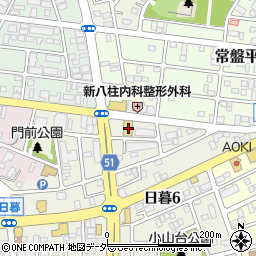 千葉県松戸市日暮6丁目1周辺の地図