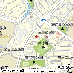 千葉県成田市玉造周辺の地図