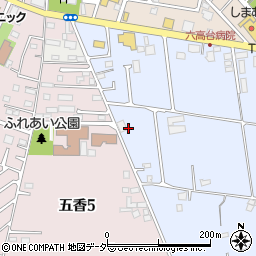 千葉県松戸市六実1丁目49周辺の地図