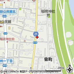 埼玉県三郷市東町75周辺の地図