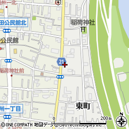 埼玉県三郷市東町74-2周辺の地図