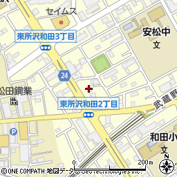 三和シヤッター工業株式会社　所沢営業所メンテサービス係周辺の地図