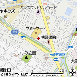 千葉県松戸市古ケ崎810周辺の地図