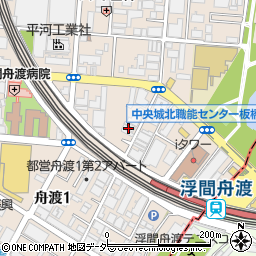 東京都板橋区舟渡1丁目16-30周辺の地図