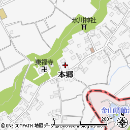 埼玉県所沢市本郷686周辺の地図