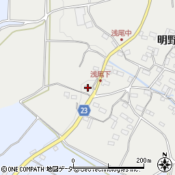 山梨県北杜市明野町浅尾1492周辺の地図