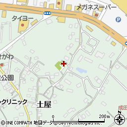 千葉県成田市土屋771周辺の地図