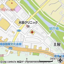 ジーユー成田店周辺の地図