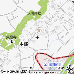 埼玉県所沢市本郷590周辺の地図