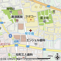 サイゼリヤ ヤオコー所沢有楽町店周辺の地図
