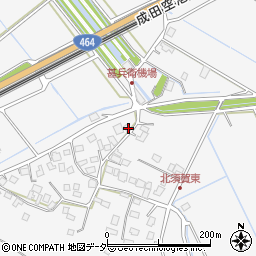 千葉県成田市北須賀563周辺の地図