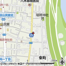 埼玉県三郷市東町74-1周辺の地図