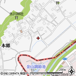 埼玉県所沢市本郷607周辺の地図