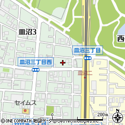 東京都足立区皿沼3丁目2周辺の地図