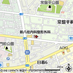 富井新八柱工場周辺の地図