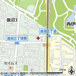 東京都足立区皿沼3丁目2-14周辺の地図