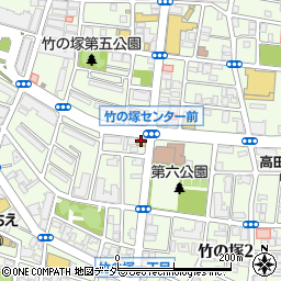 カレーハウスＣｏＣｏ壱番屋足立区竹の塚店周辺の地図