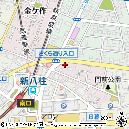 千葉県松戸市金ケ作18-89周辺の地図