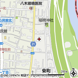 埼玉県三郷市東町64-1周辺の地図