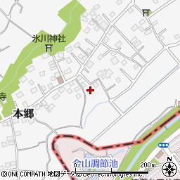 埼玉県所沢市本郷604周辺の地図
