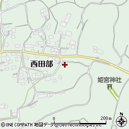 千葉県香取市西田部467周辺の地図