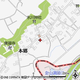 埼玉県所沢市本郷599周辺の地図