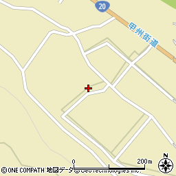 山梨県北杜市武川町三吹1270周辺の地図