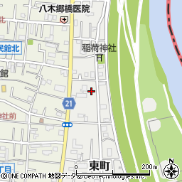 埼玉県三郷市東町66周辺の地図