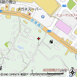 千葉県成田市土屋597周辺の地図