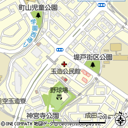ミニストップ成田玉造店周辺の地図