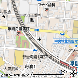 東京都板橋区舟渡1丁目16-12周辺の地図
