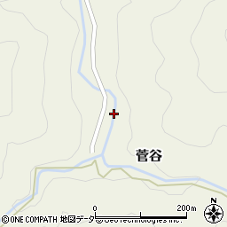 福井県南条郡南越前町菅谷24-4周辺の地図