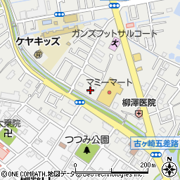 千葉県松戸市古ケ崎753-3周辺の地図