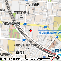 東京都板橋区舟渡1丁目16-17周辺の地図