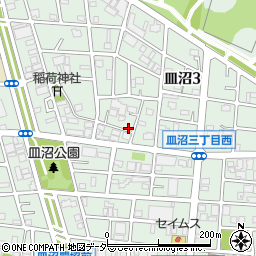 東京都足立区皿沼3丁目9-1周辺の地図