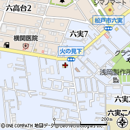セブンイレブン松戸六実１丁目店周辺の地図