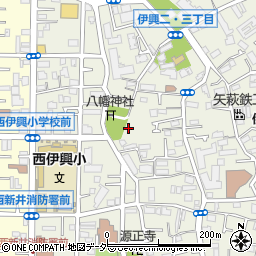 東京都足立区伊興2丁目周辺の地図