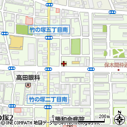 ロイヤルホスト竹の塚店周辺の地図